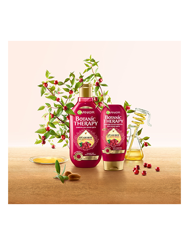 Garnier Botanic Therapy Аргановое масло и клюква Шампунь для сияния цвета 250 мл -5